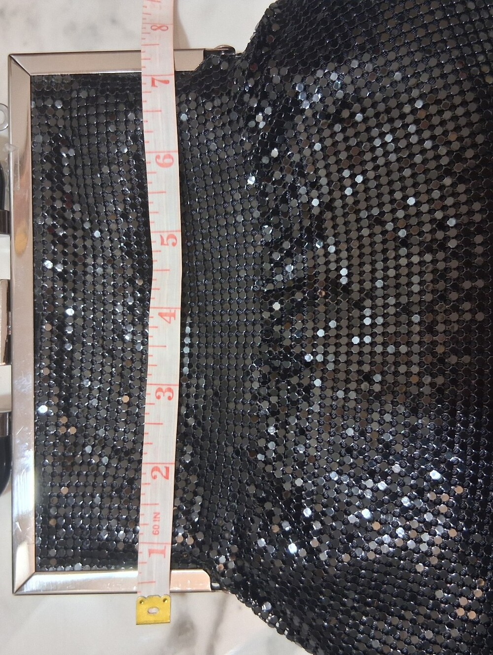 Patricia Nash Black Sequin Frame Clutch - Picture 2 of 7